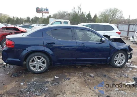 2013 Dodge Avenger Sxt из США, поврежденный, VIN 1C3CDZCGXDN708610